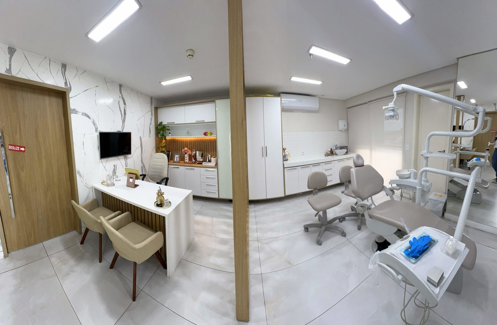 Recepção da AMP Odontologia